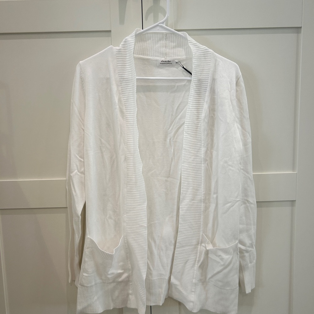 Elegant White Cardigan
